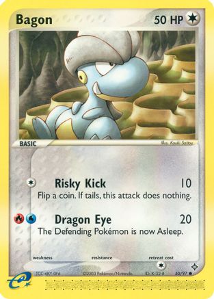 Bagon - 50/97/97 - Dragon Reverse Holofoil