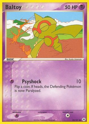 Baltoy - 52/101/101 - Hidden Legends Reverse Holofoil