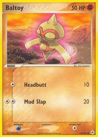 Baltoy - 53/101/101 - Hidden Legends Reverse Holofoil