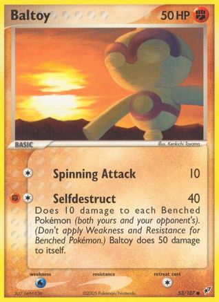 Baltoy/107 - Deoxys Reverse Holofoil