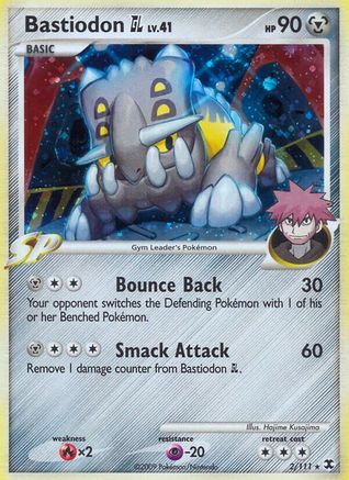 Bastiodon GL/111 - Rising Rivals Reverse Holofoil