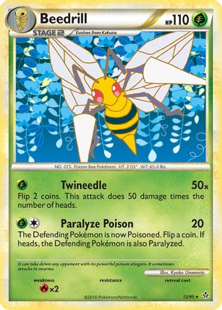Beedrill/95 - Unleashed Reverse Holofoil