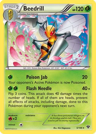 Beedrill/146 - XY Base Set Reverse Holofoil