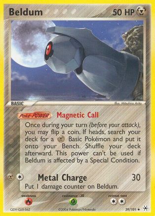 Beldum - 29/101/101 - Hidden Legends Reverse Holofoil