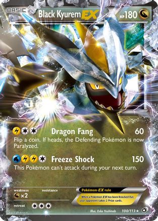 Black Kyurem EX/113 - Legendary Treasures Holofoil