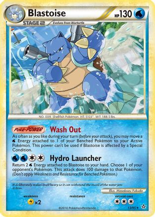 Blastoise/95 - Unleashed Reverse Holofoil