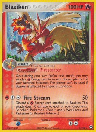 Blaziken/108 - Power Keepers Holofoil