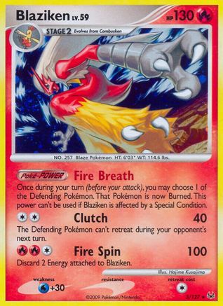 Blaziken/127 - Platinum Holofoil