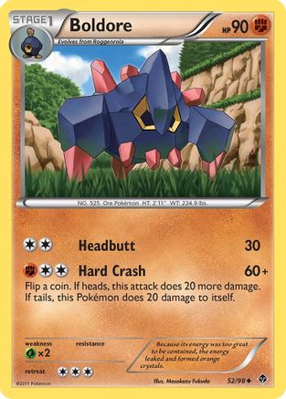 Boldore (52)/98 - Emerging Powers Reverse Holofoil
