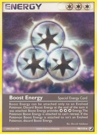 Boost Energy/115 - Unseen Forces Reverse Holofoil