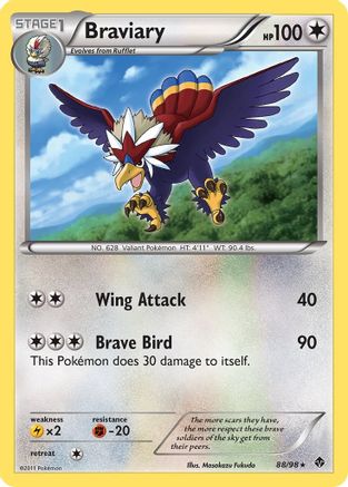 Braviary/98 - Emerging Powers Reverse Holofoil