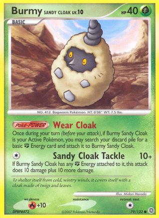 Burmy Sandy Cloak/132 - Secret Wonders Reverse Holofoil