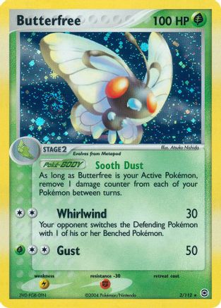 Butterfree/112 - FireRed & LeafGreen Holofoil