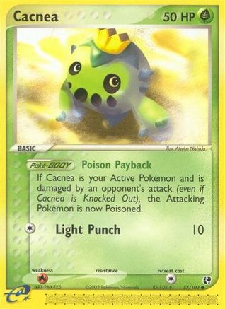 Cacnea - 57/100/100 - Sandstorm Reverse Holofoil