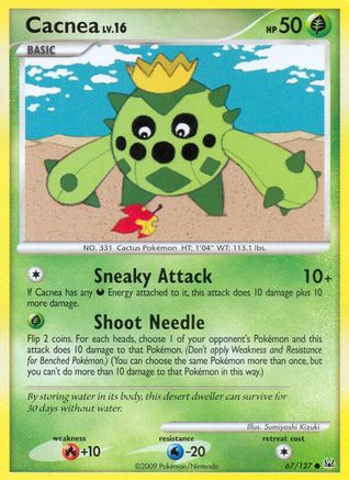 Cacnea/127 - Platinum Reverse Holofoil