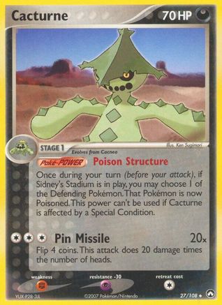 Cacturne/108 - Power Keepers Reverse Holofoil