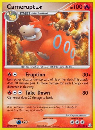 Camerupt/146 - Legends Awakened Reverse Holofoil
