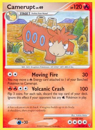 Camerupt/147 - Supreme Victors Reverse Holofoil