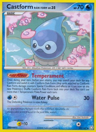 Castform Rain Form/146 - Legends Awakened Reverse Holofoil