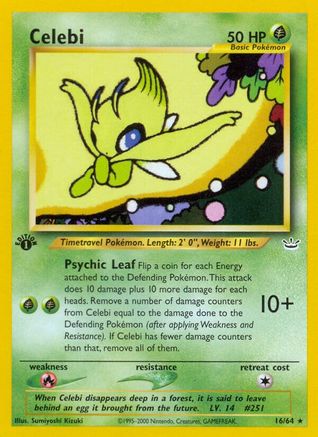 Celebi (16) 16/64 - Neo Revelation
