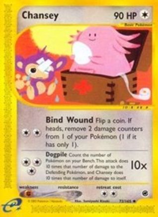 Chansey 72/165 - Expedition