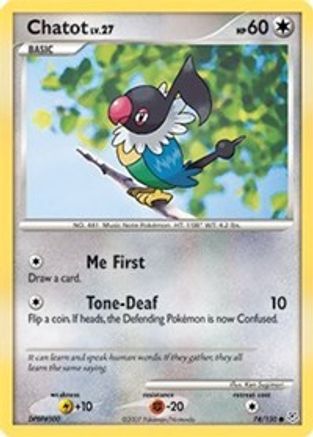 Chatot/130 - Diamond and Pearl