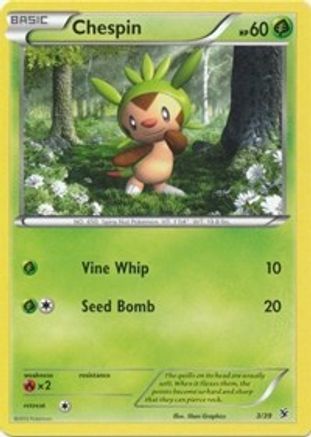Chespin/39 - Kalos Starter Set Holofoil