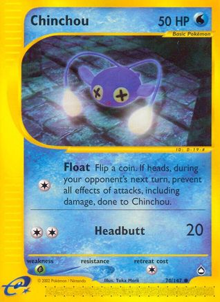 Chinchou (70)/147 - Aquapolis