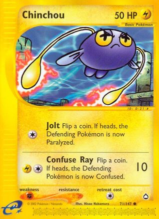 Chinchou (71) 71/147 - Aquapolis