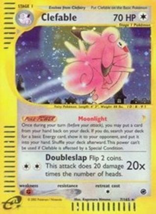 Clefable (7)/165 - Expedition Holofoil