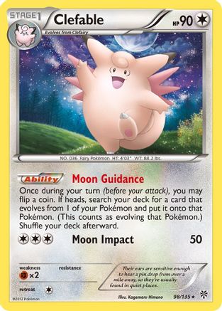 Clefable/135 - Plasma Storm Reverse Holofoil