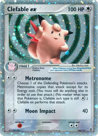Clefable ex/112 - FireRed & LeafGreen
