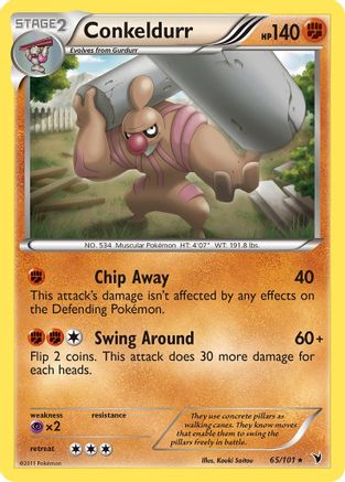 Conkeldurr (65)/101 - Noble Victories Reverse Holofoil
