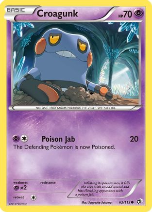 Croagunk/113 - Legendary Treasures Reverse Holofoil