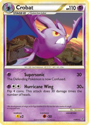 Crobat/95 - Unleashed Reverse Holofoil