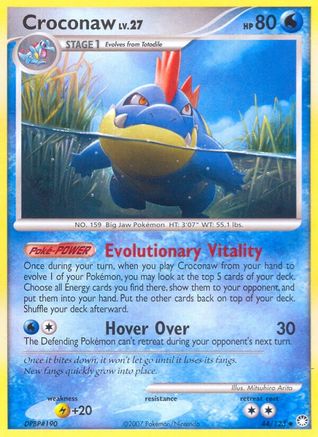 Croconaw/123 - Mysterious Treasures Reverse Holofoil