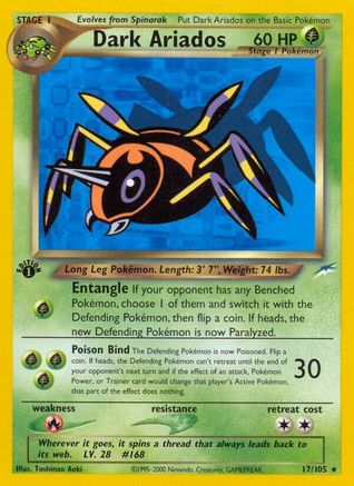 Dark Ariados/105 - Neo Destiny 1st Edition
