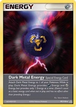 Dark Metal Energy/110 - Holon Phantoms Reverse Holofoil