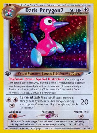 Dark Porygon2/105 - Neo Destiny Unlimited Holofoil