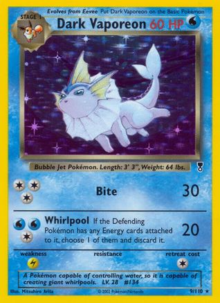 Dark Vaporeon/110 - Legendary Collection Reverse Holofoil