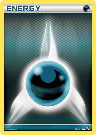 Darkness Energy (Basic)/114 - Black and White Reverse Holofoil