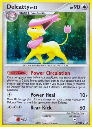 Delcatty/127 - Platinum Holofoil