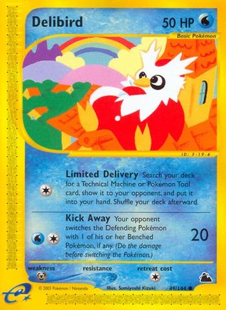 Delibird/144 - Skyridge Reverse Holofoil