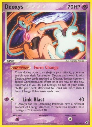 Deoxys (Normal Forme)/107 - Deoxys Reverse Holofoil