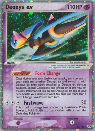Deoxys ex (Speed Forme)/106 - Emerald