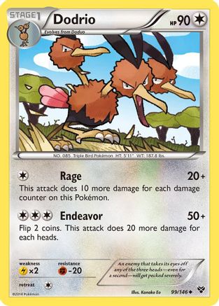 Dodrio/146 - XY Base Set