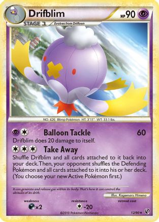 Drifblim/90 - Undaunted Reverse Holofoil