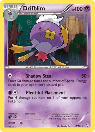 Drifblim/124 - Dragons Exalted Reverse Holofoil