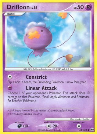 Drifloon/100 - Stormfront Reverse Holofoil
