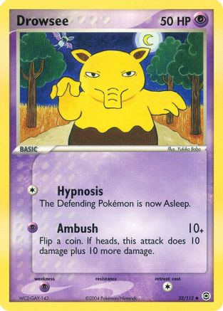 Drowsee/112 - FireRed & LeafGreen Reverse Holofoil